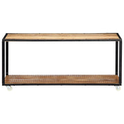 Tavolino da Salotto 90x50x40 cm in Legno Massello di Recupero