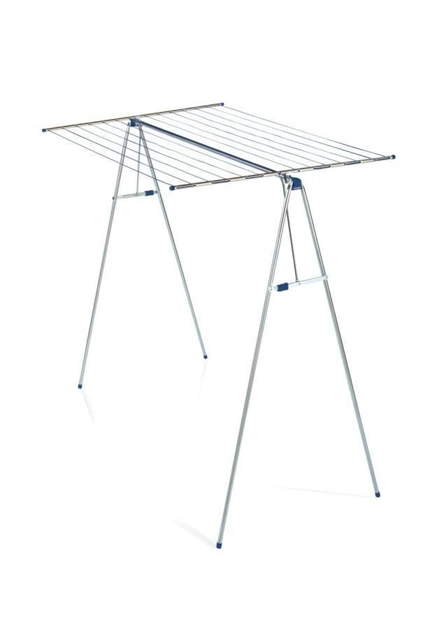 Leifheit 72706 Linomaxx 210 Stendibiancheria da Pavimento Ripiegabile 21 metri filo 150 cm colore Bianco