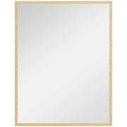 Specchio rettangolare per parete ¨C zephmum ¨C legno naturale 90x70 cm