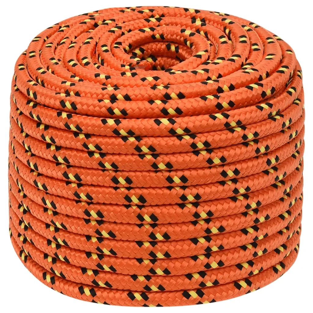 Corda per barca Arancione 12 mm 100 m in Polipropilene 152672