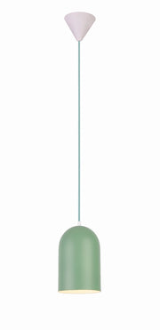 Lampada a sospensione Candellux OSS verde metallo Ø15 E27