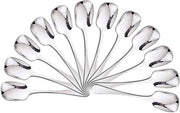 Scopa per ghiaccio in acciaio inossidabile - multifunzionale e duraturo - 12 pezzi - 14,5 x 3 cm