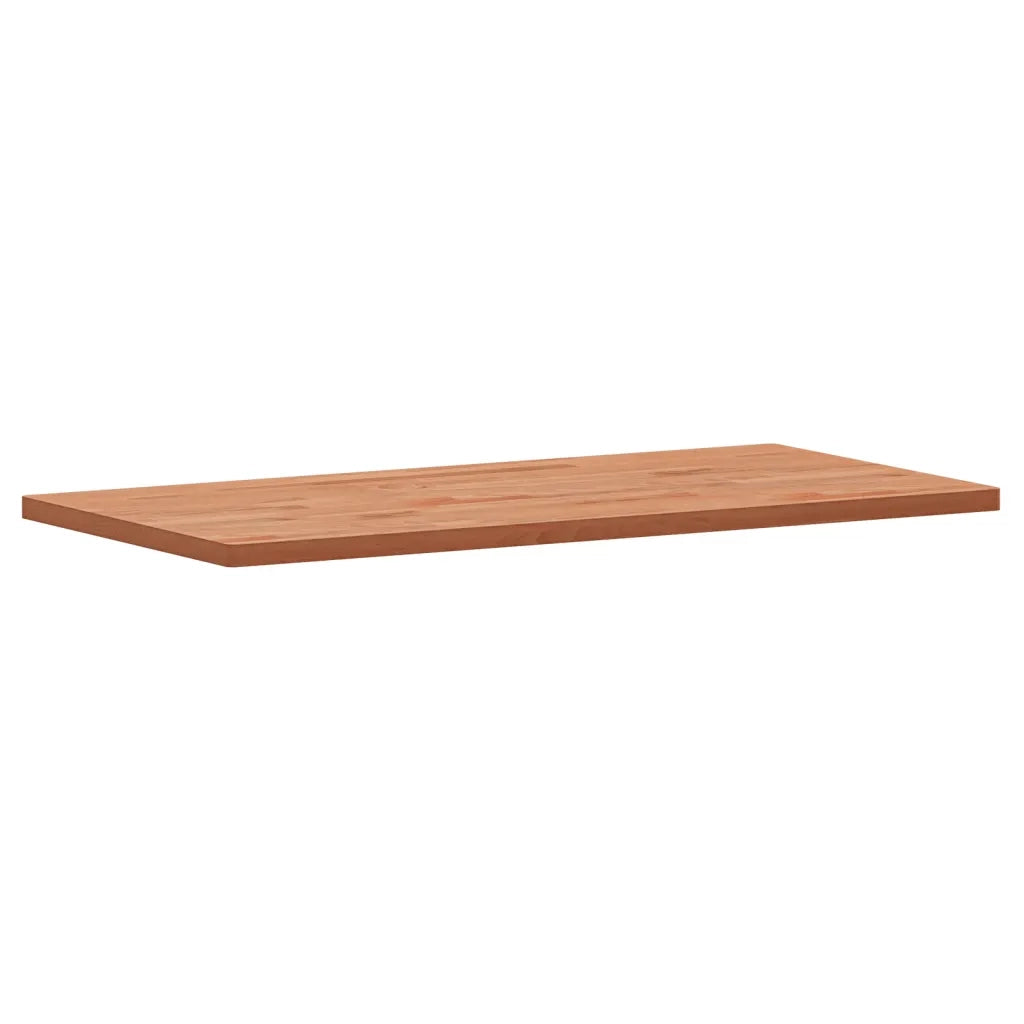Piano Bagno 100x50x2,5 cm in Legno Massello di Faggiocod mxl 83839