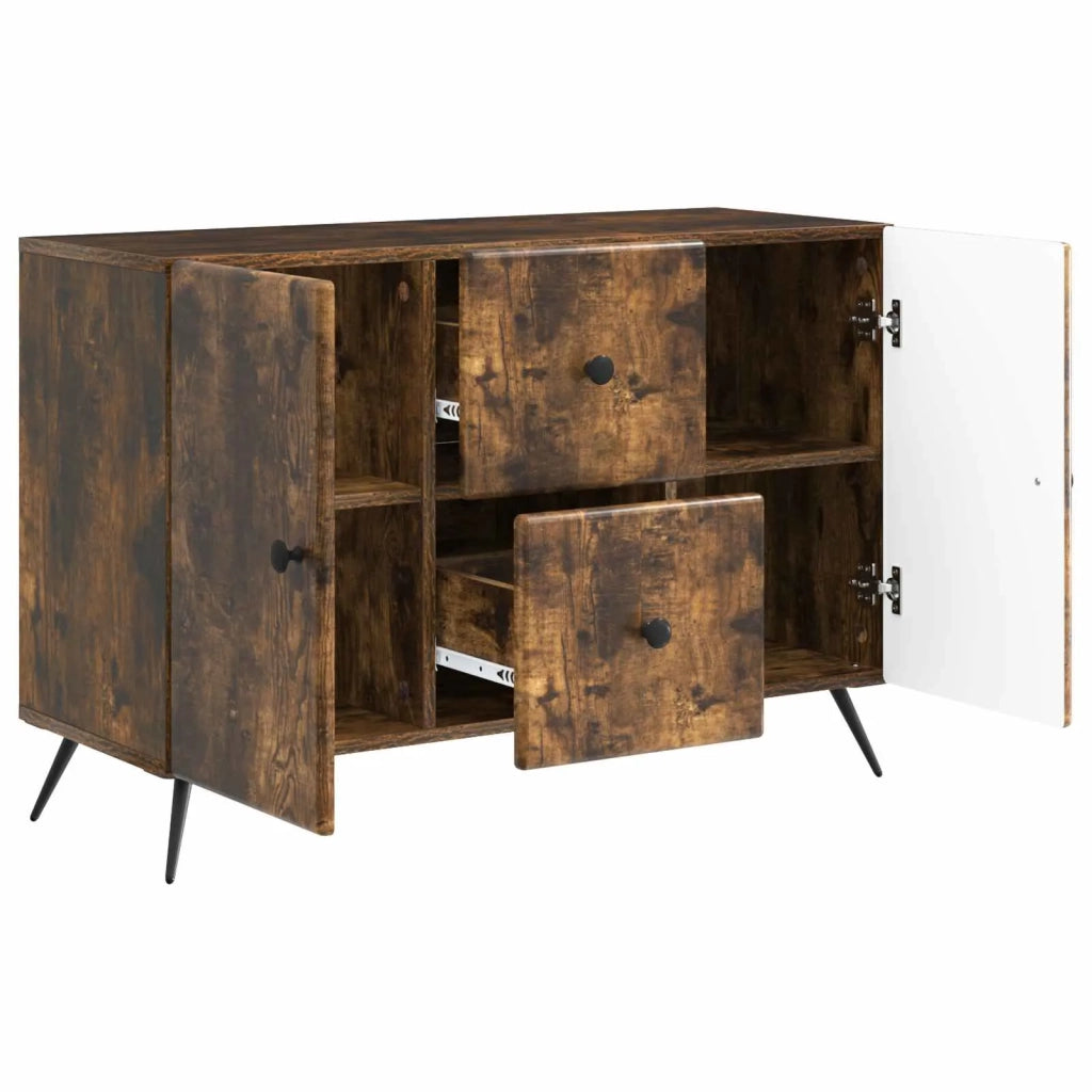 Credenza Rovere Fumo 89 x 34,5 x 60 cm Legno ingegnerizzato
