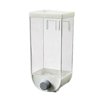 Contenitore Dispenser per Cereali Frutta Secca 1 Kg Bianco