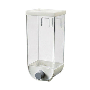 Contenitore Dispenser per Cereali Frutta Secca 1 Kg Bianco