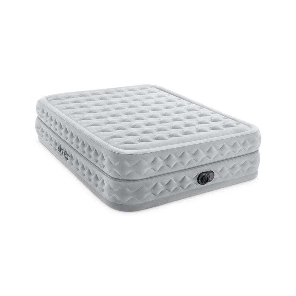 Intex Materasso Dura Beam Supreme Tecnologia Fiber-Tech Q Con Pompa Elettrica