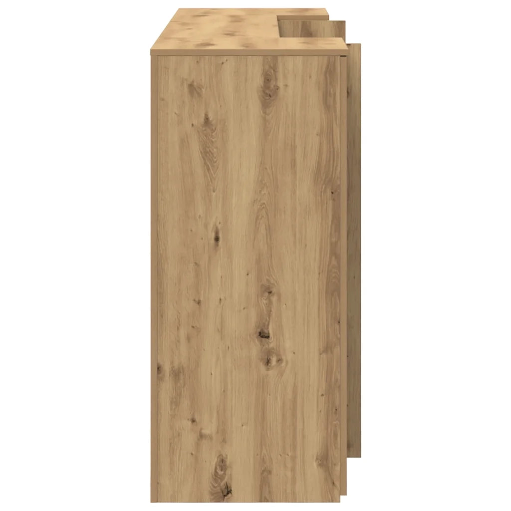 vidaXL Banco Reception Rovere Artigianale 180x50x103,5cm in Truciolato