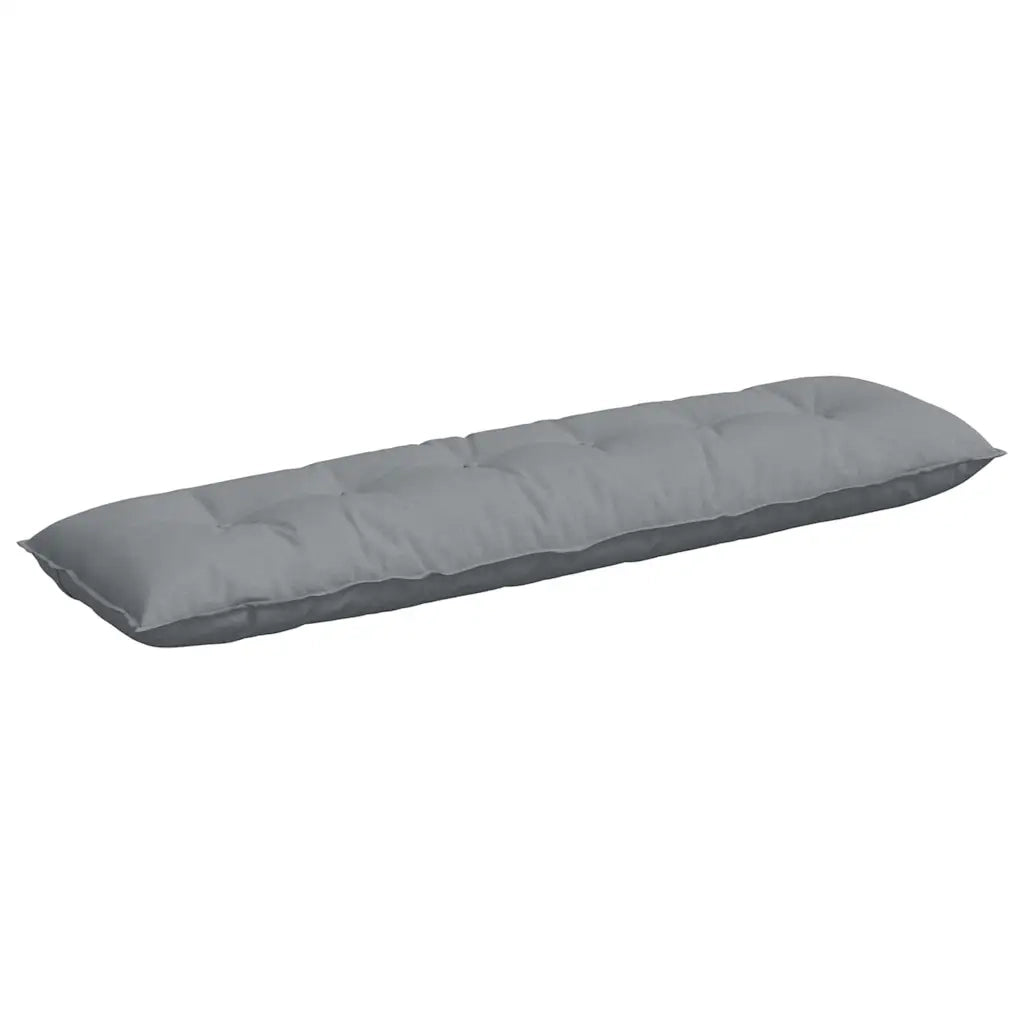 Cuscino per Schiena Grigio chiaro 180 x 19 x 50 cm Tessuto