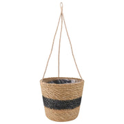 Cesti per piante in erba marina 3 pz Naturale e Nero CFW4971541