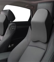 Supporto Cervicale per Auto con Memoria, Cuscino per Auto Comfortevole e Respirante, Supporto Cervicale per Auto con Memoria, Copertura Rimovibile (Grigio Scuro)