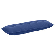 Cuscino per Schiena | Cuscino dorsale Blu Polizia 140 x 50 cm Tessuto in Cords