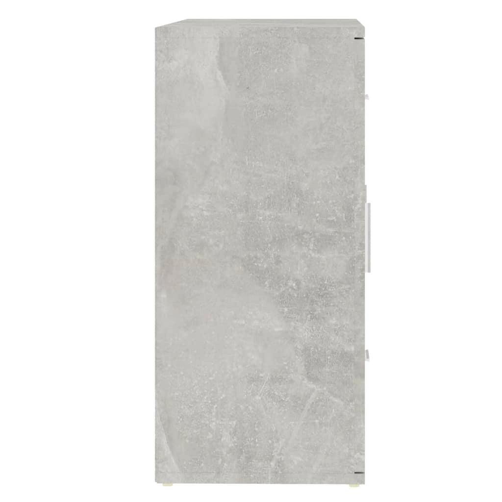 Buffet credenza cassettiera mobiletto mobile contenitore organizer per cucina soggiorno salotto 91 x 29,5 x 65 cm legno ingegnerizzato grigio 02_0032126