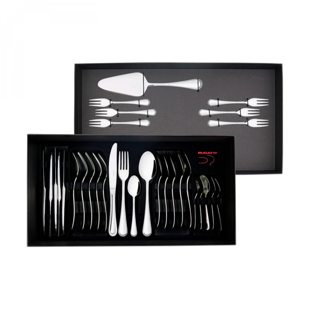 ENGLAND, Posate Set 31 Pz, Scatola Gallery, Casa Bugatti