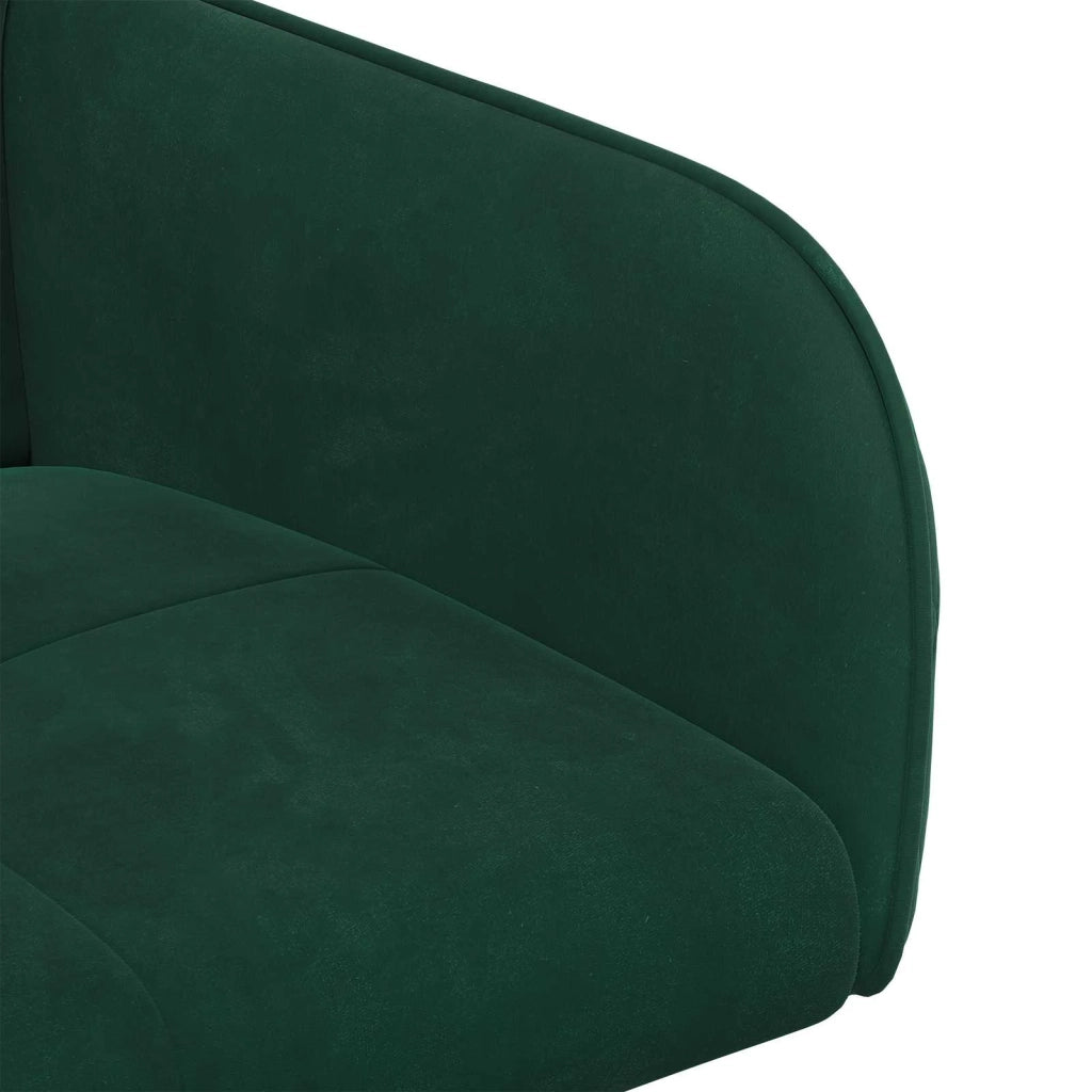 Sedie da pranzo 4 pz Velluto Verde Scuro 59 x 56,5 x 86 cm 3428211