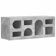 Mobile TV | Armadietto TV | Mobile Porta TV Grigio cemento 100 x 35 x 40 cm Legno multistrato