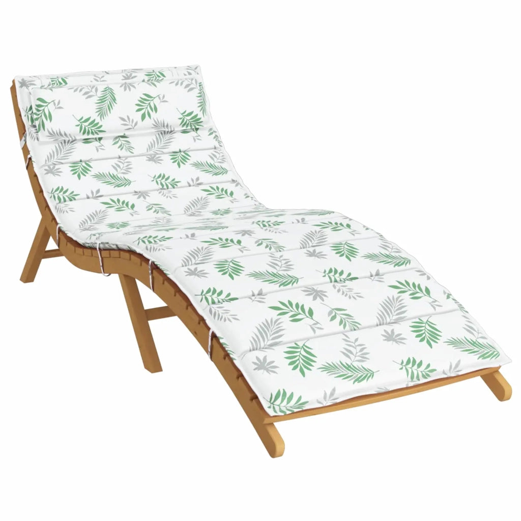 Cuscino per Lounger Sole Bianco e verde 178 x 60 x 4 cm 361870