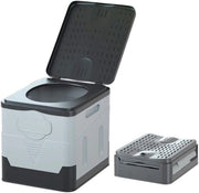 Toilet portatile pieghevole per adulti - Sostiene fino a 150 kg - Ideale per campeggi, gite in barca e lunghe trasferte