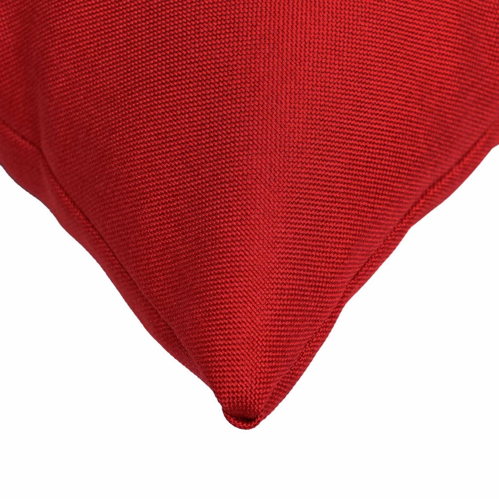 Cuscino con cuscino HEERLEN 2 pz Rosso Tessuto 927376