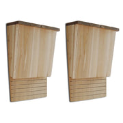 Casetta Nido per Pipistrelli 2 pz 22 x 12 x 34 cmcod mxl 129458