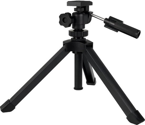 Stativo da tavolo da 10-13,6 pollici con tavola regolabile in alluminio - Stativo leggero e trasportabile - Mini stativo per telescopio da campo e fotocamera