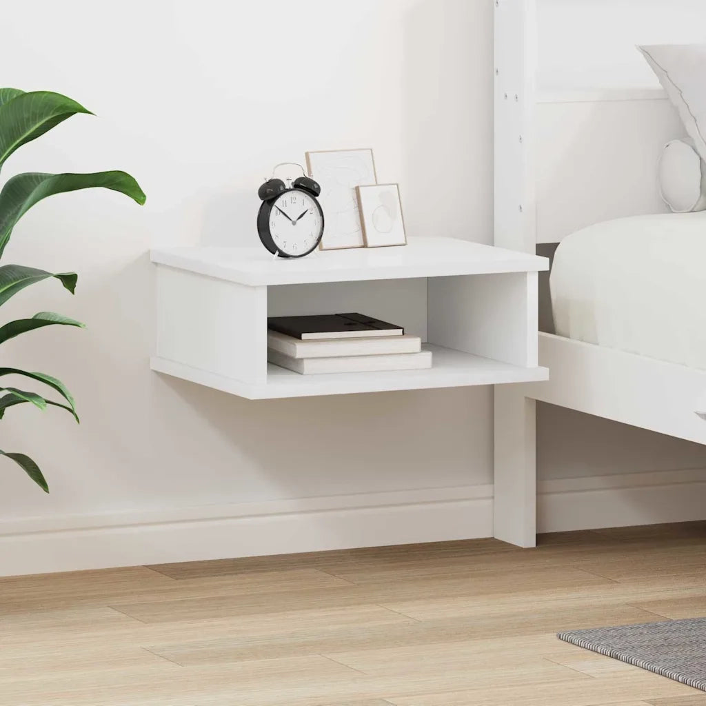 Comodino Bianco 40 x 31 x 15 cm Legno ingegnerizzato 891104