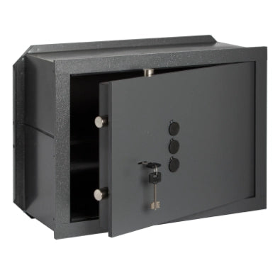 CASSAFORTE CON CHIAVE E COMBINAZIONE MECCANICA ART. 82210 CISA mm 490x250x360h,2 Cat. Orizz.,2 Cat. - CISA