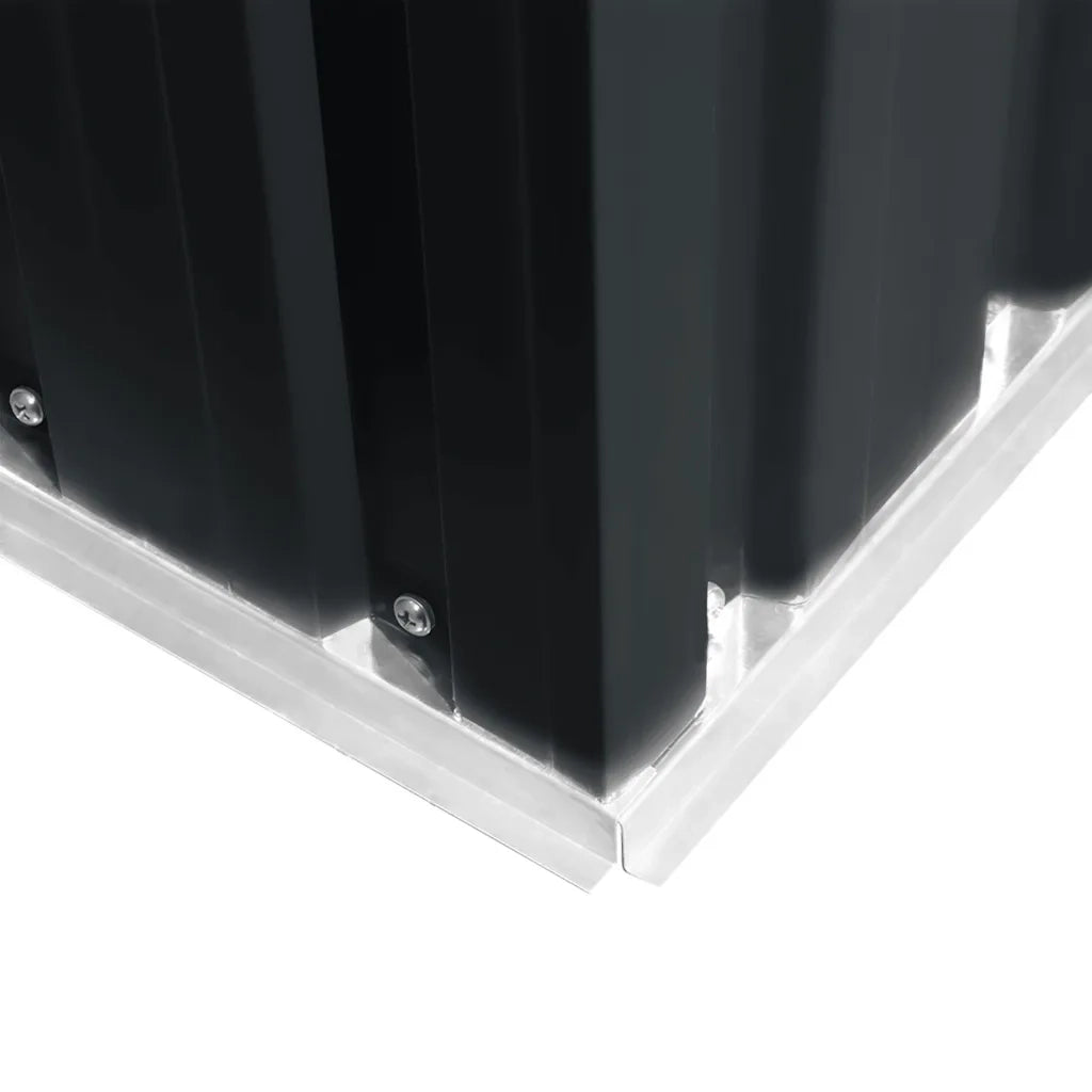 Capanno per Attrezzi Antracite in Acciaio 257x205x178 cm  cod mxl 52041