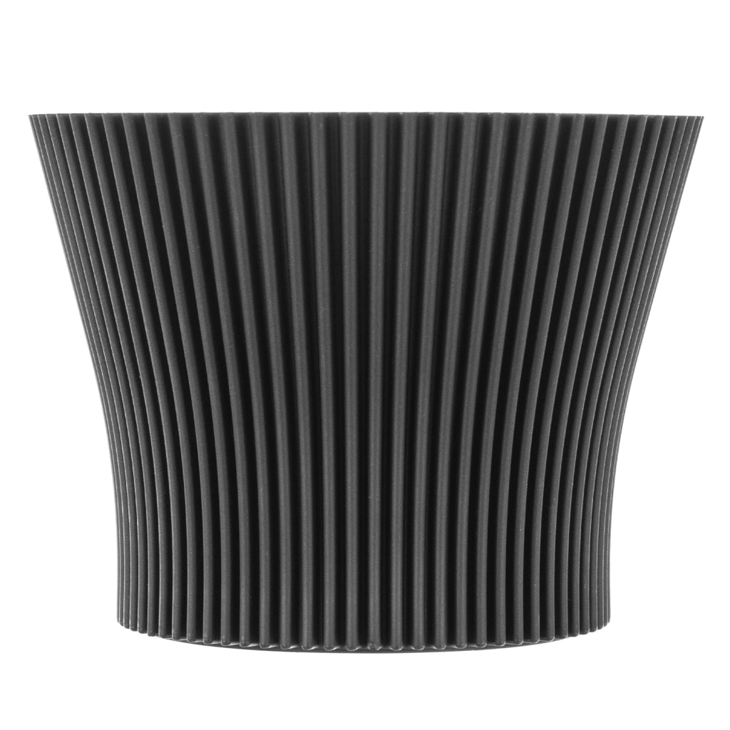 Vaso da fiori KADAX 15 cm, copertura per piante, vaso da fiori in plastica nera