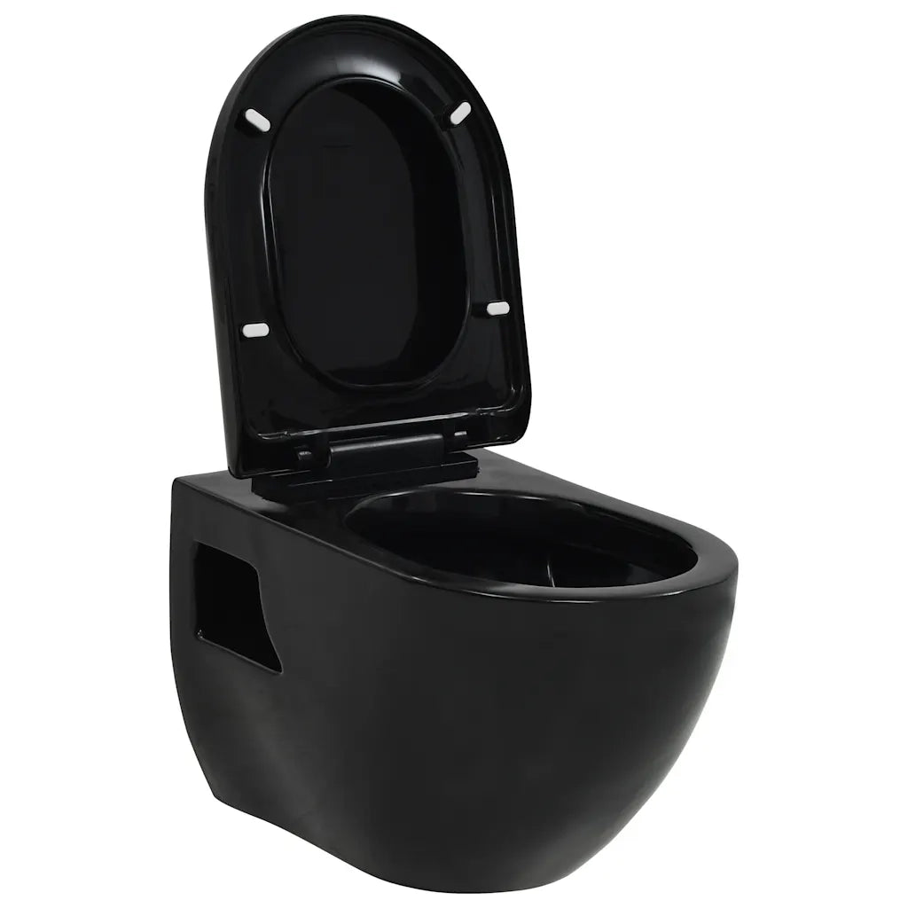 WC Sospeso in Ceramica Nera CFW6908201