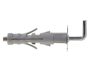 TASSELLO IN NYLON PROLUNGATO CON GANCIO MEDIO SB- - SB 12/L2 ø mm.12x57 gancio mm.16 - 50 pezzi FISCHER