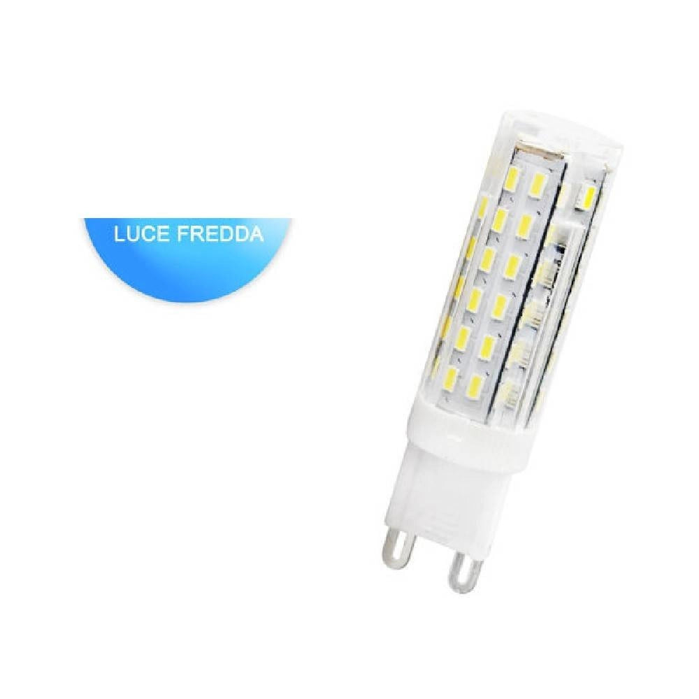 Trade Shop - Lampadina Led Smd 3014 G9 4,5 Watt Luce Fredda 6500k Calda 3000k Naturale 4000k -