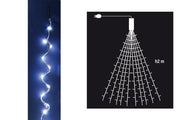 Festone Luminoso natalizio con 200 Luci Led Catena di Natale Interno Esterno Temperatura di colore: Luce Bianca