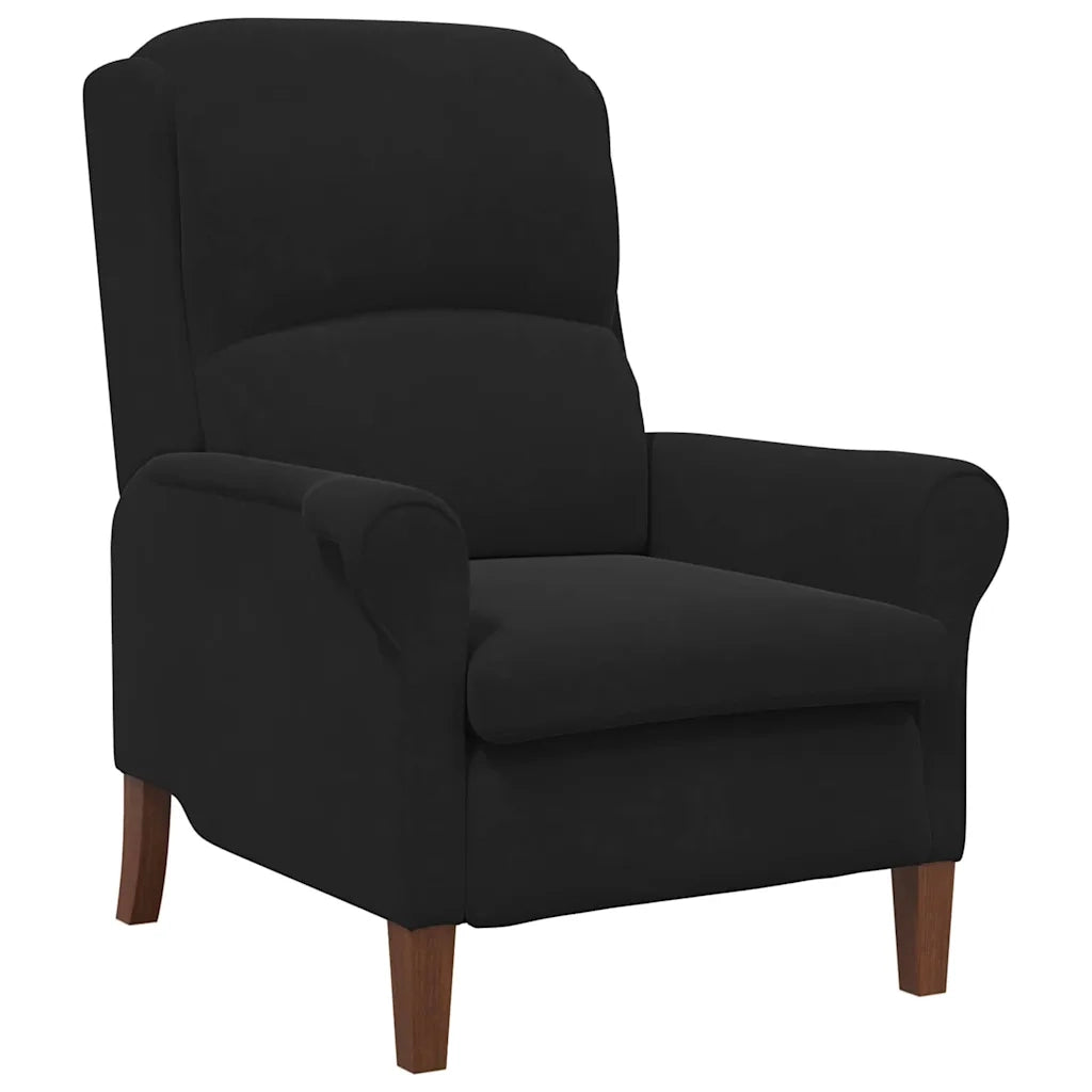 Divano Sedia-Poltrona-Poltroncina Nero Velluto 870915