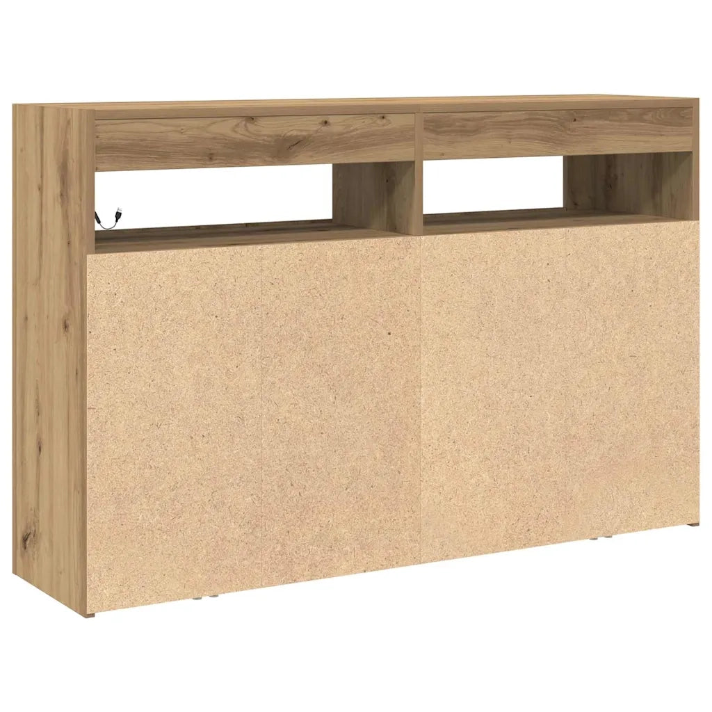 Credenza-Buffet-Armadio da cucina Rovere artigianale 116 x 30 x 75 cm Legno multistrato