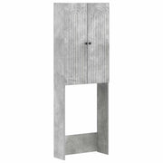 Mobile Bagno ALKMAAR Grigio Cemento 66 x 25,5 x 190 cm 896258