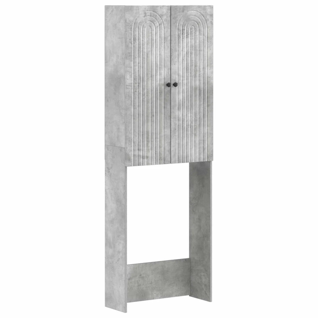 Mobile Bagno ALKMAAR Grigio Cemento 66 x 25,5 x 190 cm 896258