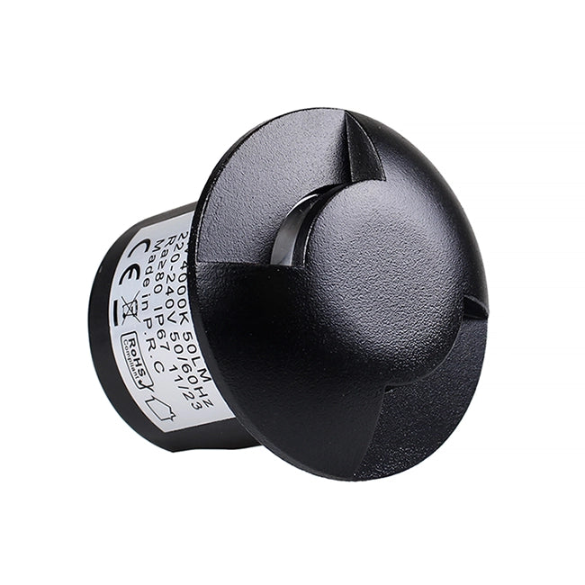 FARETTO LED SEGNAPASSO CALPESTABILE DA 1W LUCE NATURALE 4000K - ILLUMINAZIONE ESTERNA IP67 AFFIDABILE E DURATURA