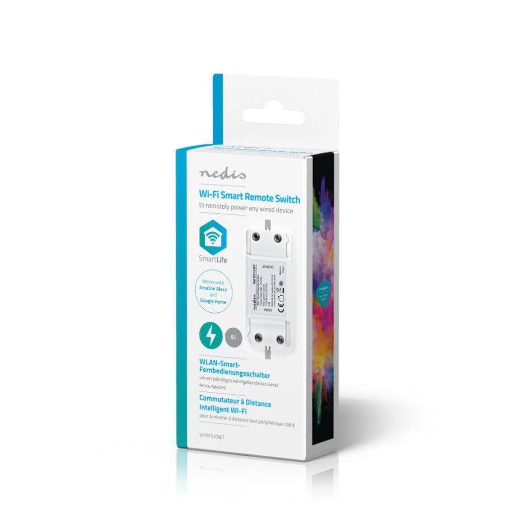 2400W SmartLife Wi-Fi Smart Switch Blocco di giunzione Bianco Nedis