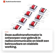 600 Ohm - Trasformatore Audiotrasformante - Prestazioni Stabili - Lunga Durata - Materiale di Alta Qualità - Facilità di Utilizzo - Trasformatore Audio