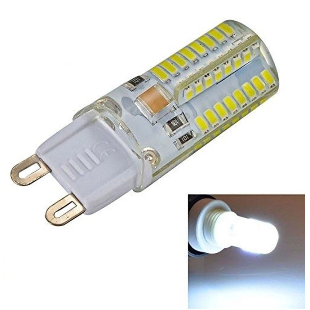 Trade Shop - Lampada Led G9 220v 5w 64 Led Luce Calda Fredda Oltre 500 Lumen Alta Luminosità - -bianco Freddo      -