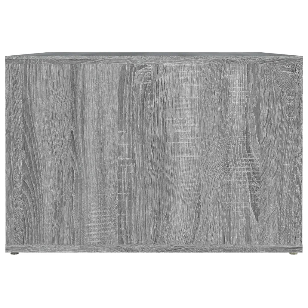 Comodino Grigio Sonoma 57x55x36 cm in Legno Multistrato cod mxl 30103