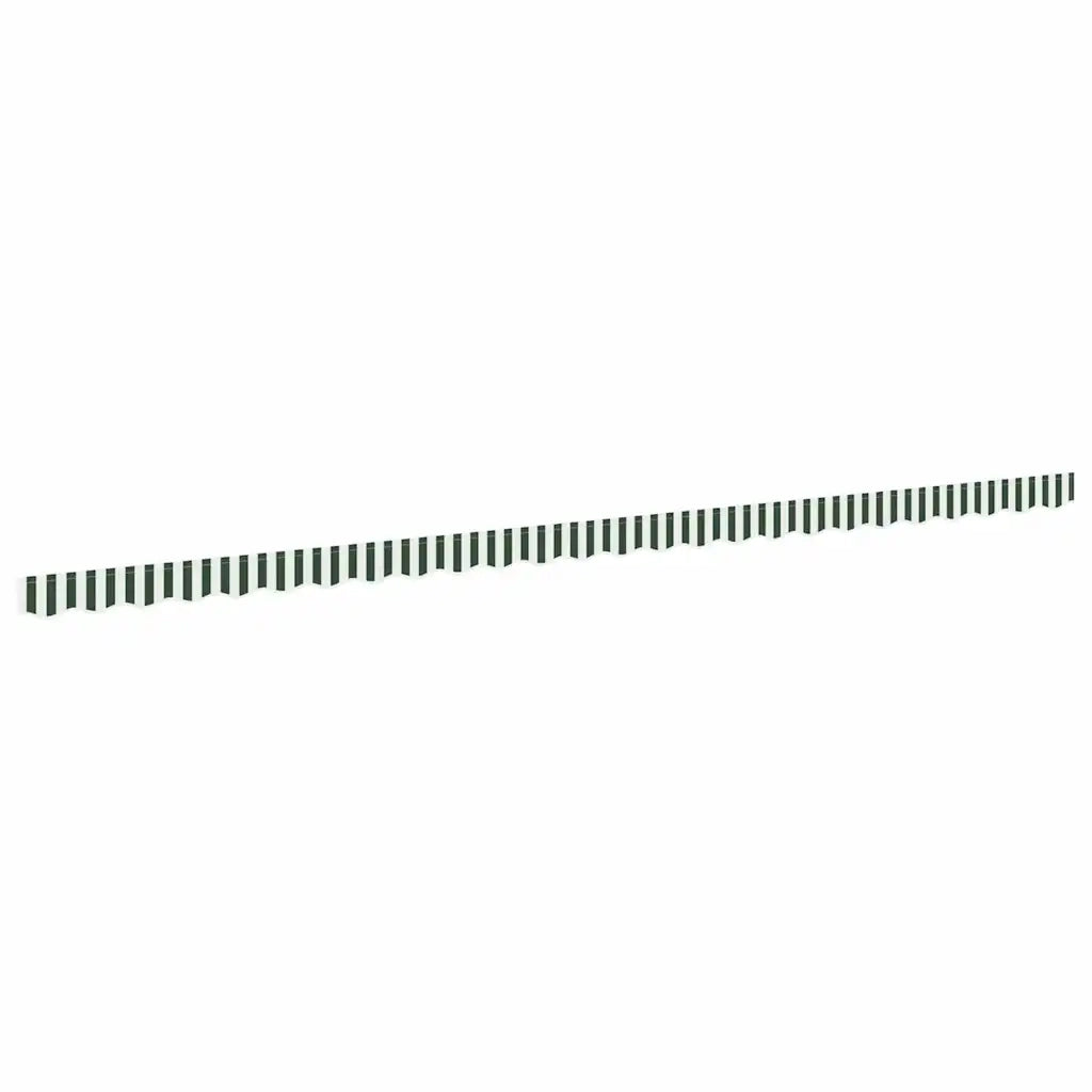 Tenda a Braccio Verde e Bianco 580 x 20 cm Tela 42000812