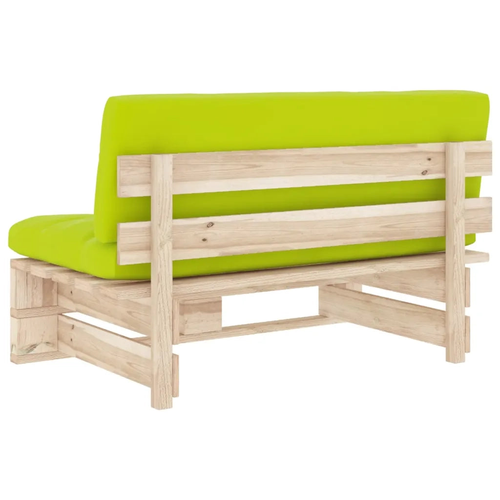 Divano Centrale Giardino su Pallet in Legno di Pino Impregnato 3066539