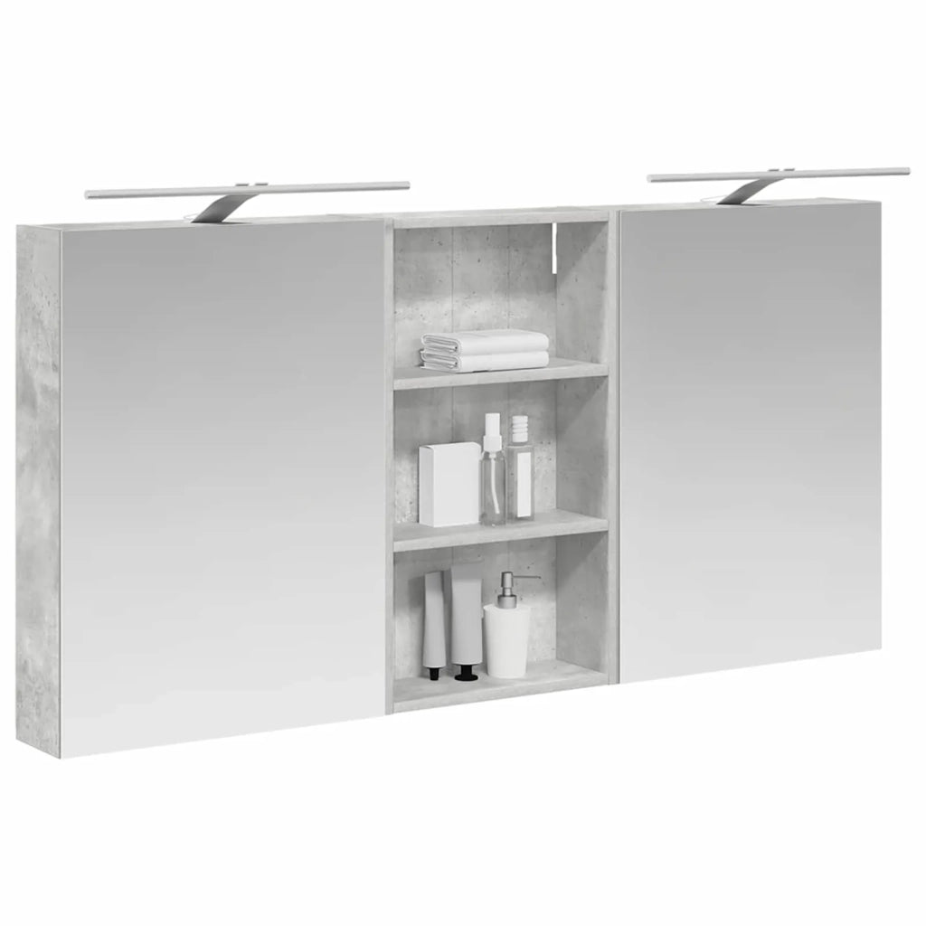 Set di Armadi da Bagno | Armadio da bagno con lo scaffale 3 pz 140 x 14,5 x 70 cm