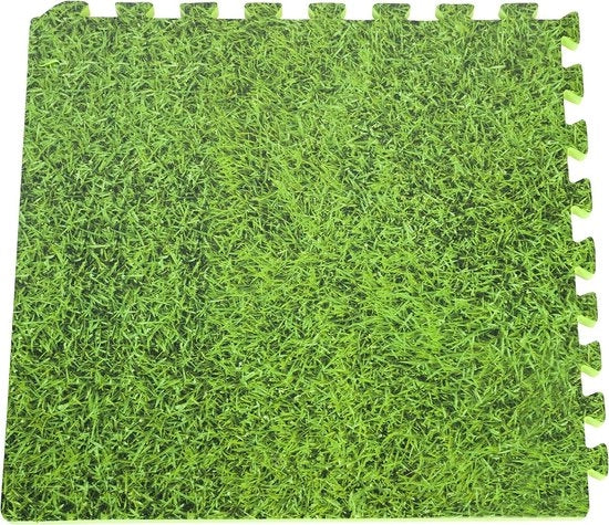 Copertura per pavimento per piscina - 50x50x0.8 cm - Finto Erba - Richiede contenuto HTML Piscina lastre