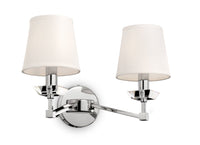 Lampada da parete Neoclassic in Metallo Beira Nickel