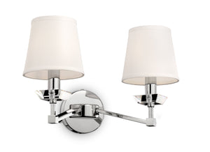 Lampada da parete Neoclassic in Metallo Beira Nickel