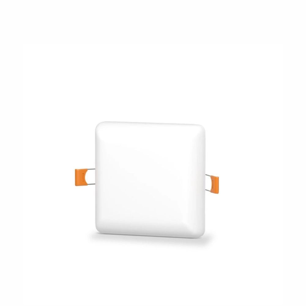 Downlight incasso quadrato bianco 9cm IP54 LED 9W 4000K