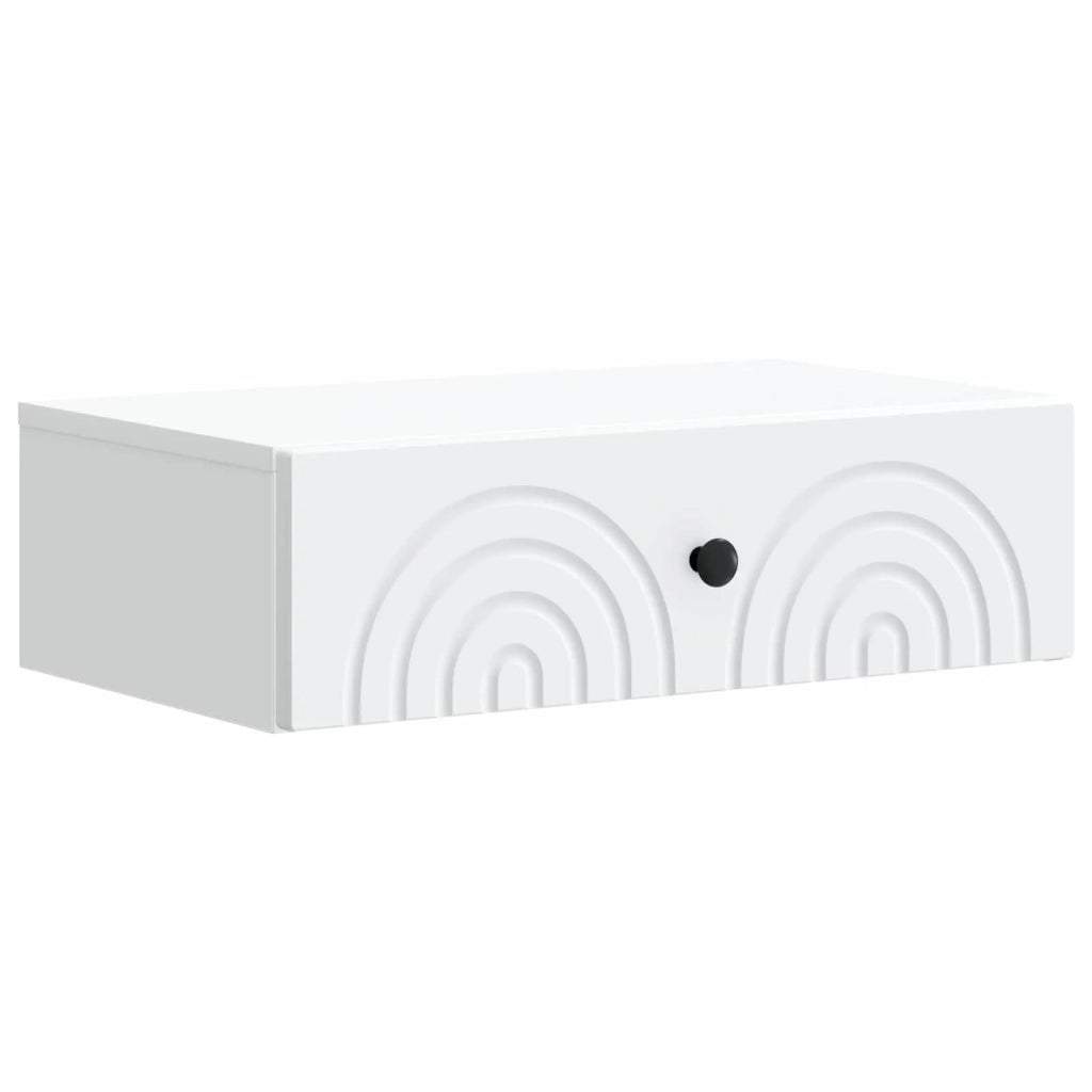 Tavolino da Parete Laterale Bianco 59 x 34,5 x 17 cm 898145